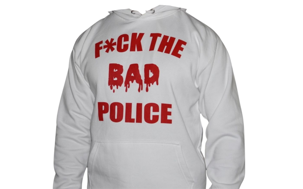 The discount police hoodie