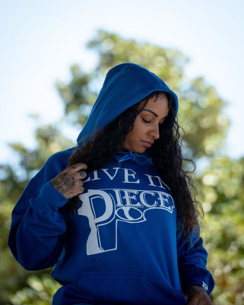 "LIVE IN PIECE" HOODIE